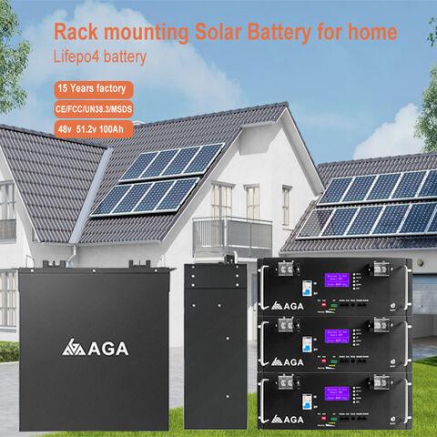 Buy Wholesale China Aga 48v 51.2v 100ah 5kw Lifepo4 Off Grid Solar ...