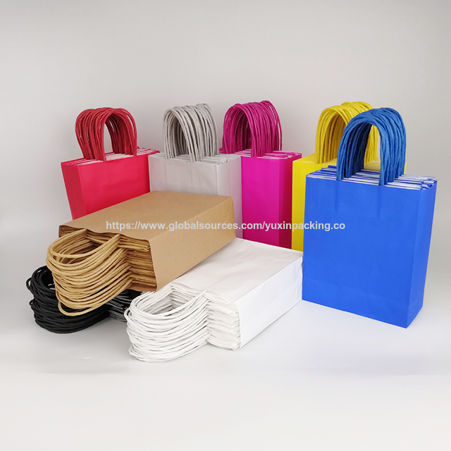 Factory Supplier Paper Bag Hand-breathable Custom Kraft Paper Bags ...