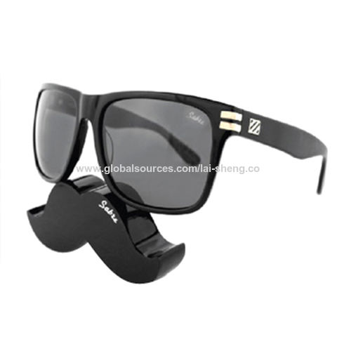 حامل نظارات شمسية أكريليك بتصميم شارب OEM، حامل عرض نظارات شمسية for sale at factory direct price