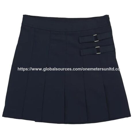 Uniforme Escolar Short Falda Niña Falda Mezclilla Niña Niña Multi