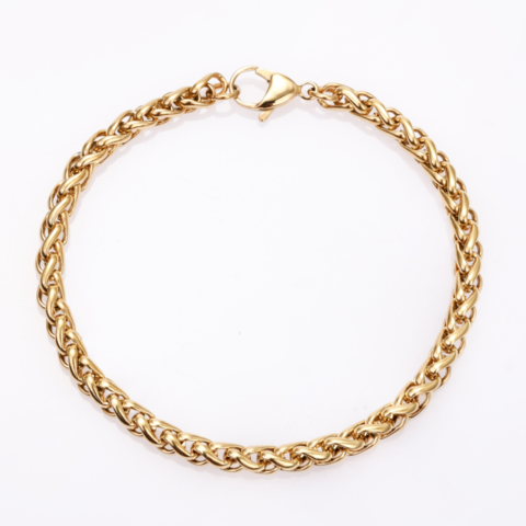 Buy Wholesale China Trendy Ip Gold Plated Stainless Steel Bracelet ...