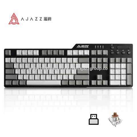 Ajazz AK33 Wired Gaming Mechanical Keyboard White