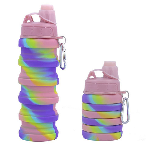 Buy Wholesale China Collapsible Foldable Sport Silicone Water Bottle ...