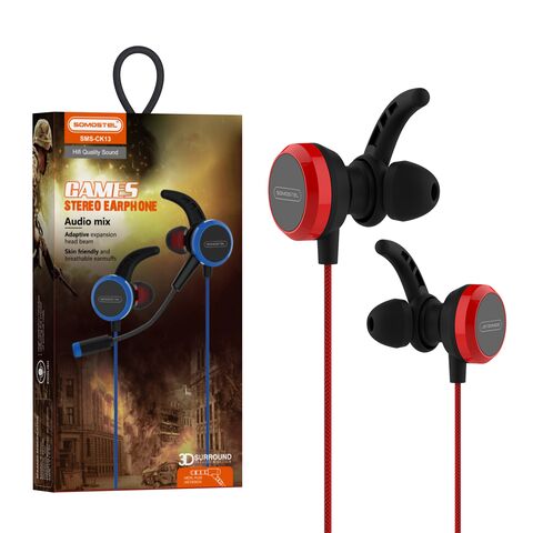 L-shape 3d Wired Earbuds,gaming Mini Headphones With Microphone