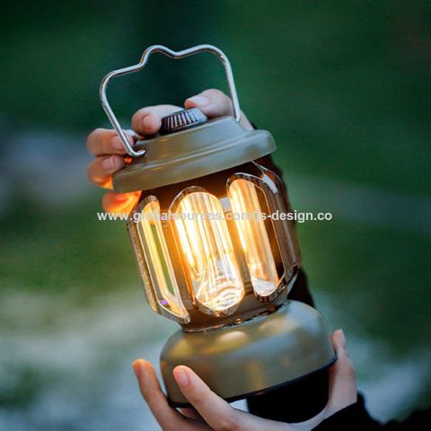 Buy Wholesale China Battery Powered Led Portable Retro Outdoor