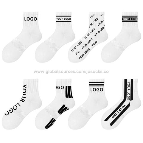 Embroidered Custom Anklet Socks with Logo