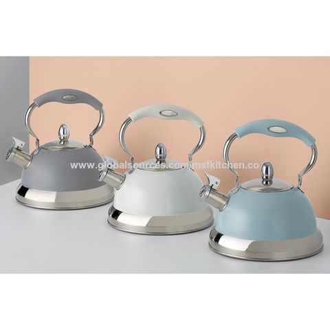 SUSTEAS Stove Top Whistling Tea Kettle-Surgical Stainless Steel Teakettle Teapot