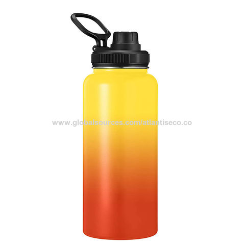 Insulated Water Bottle, 1000ml 32 oz Stainless Steel Double Wall