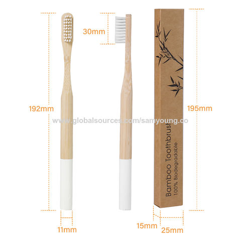 Buy Wholesale China Biodegradable Bamboo Toothbrush Eco-friendly ...