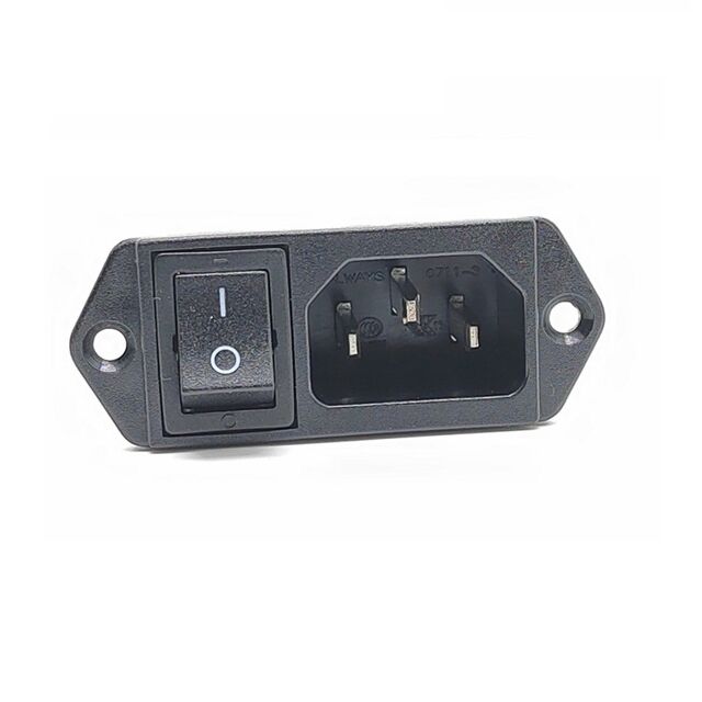 Modul Input Daya EN60320 C14 + Sakelar 10A, Soket Daya dengan Sakelar Rocker for sale at factory direct price