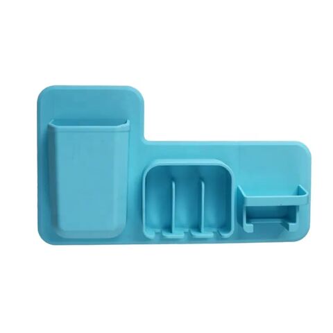 Silicone Toothbrush Toothpaste Holder Rack Cup Storage Shaver Bathroom  Organizer Mirror Shower Bathroom Supplies Tools