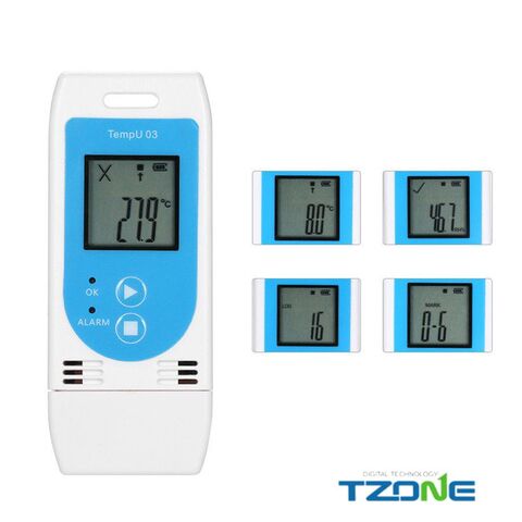 Lcd Refrigerator Temperature Monitoring Data Logger with alerts, For  Vaccine Freezer, PDF