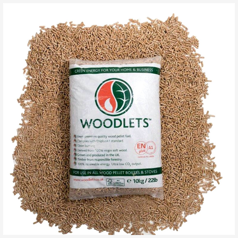 Qualitätsholzpellets EN+A1 6mm, 15kg Säcke, Holzpellets Europa
