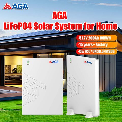 Buy Wholesale China Wall Mounted Off Grid 5kwh 10kwh 51.2v 100ah 200ah ...