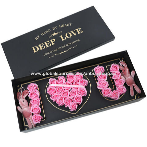 Wholesale Rectangular Flower Box I Love You Gift Box - Buy I Love You Gift  Box,Rectangular Gift Box,Flower Box Product on
