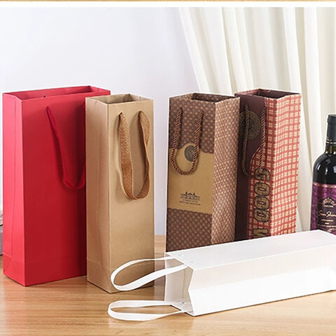 Paper wine bags discount wholesale