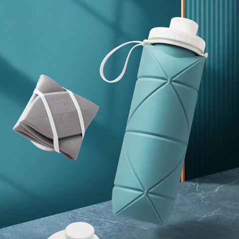 Buy Wholesale China Portable Folding Silicone Water Bottle With