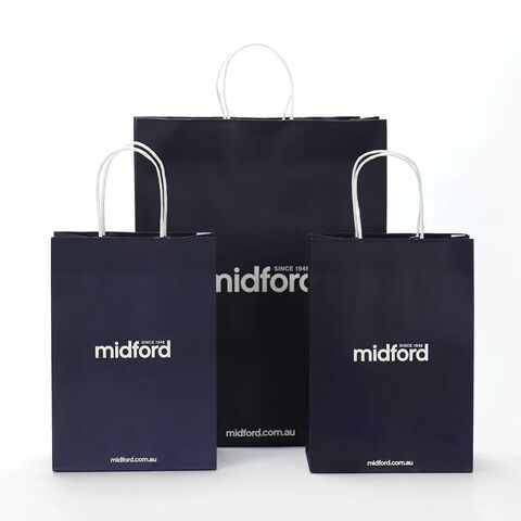 Buy Wholesale China Wholesale Custom Paper Bag With Handle Sacchetto Di