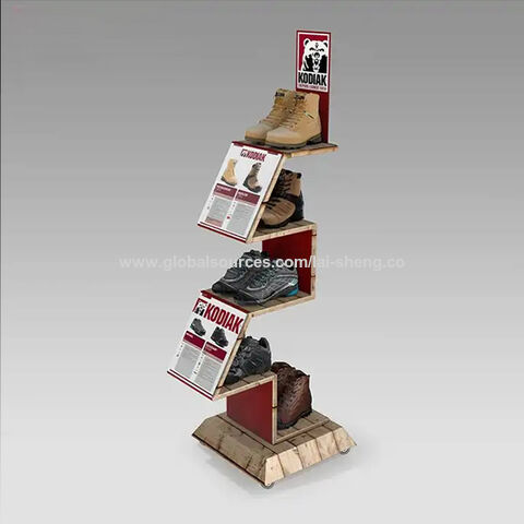 Beautiful Shoes Display Rack With Shelves Sneakers Display Rack