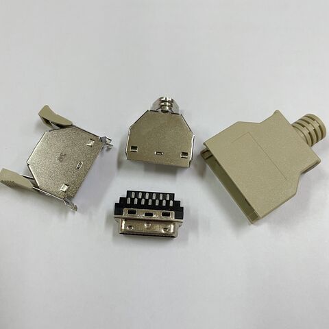 Connecteur MDR Mâle de Haute Qualité à Souder avec Verrous à Ressort, Nombre de Broches : 14, 20, 26, 36, 50 for sale at factory direct price
