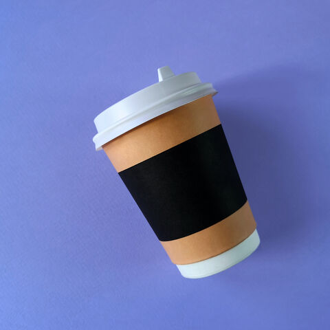 Gobelets en Papier Jetables Double Paroi avec Logo Personnalisé, 240ml, pour Boissons Chaudes et Café - Échantillon Gratuit