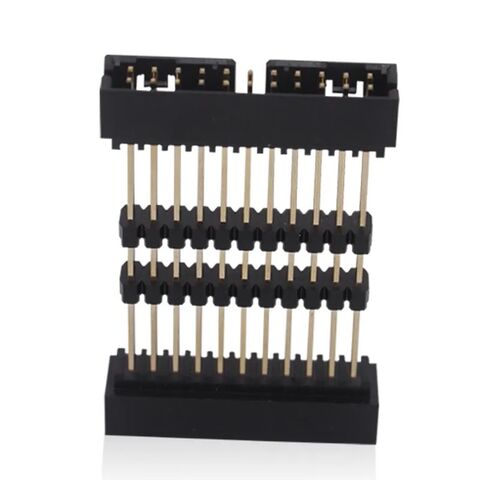 Buy Wholesale China 4 To 25 Pins Double Layer Connector 2.54mm Box ...