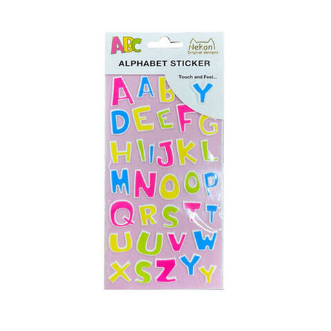 Bubble Letters Stickers, Letter Stickers Journal