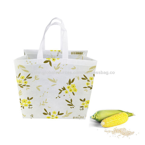 PLA Bag, Polylactic Acid Bags Eco Packaging 30*40CM White