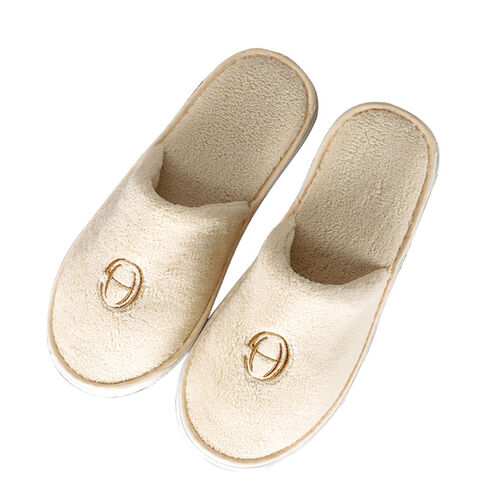 Embroidered Hotel Slippers Custom Hotel Slippers Towel Slipper