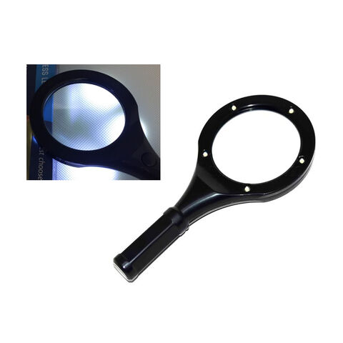 Magnifying Glass with Light, 5X Pocket Magnifying Glass Handheld with  Light, Folding Hand Held Illuminated Loupe Magnifier with Light for  Reading