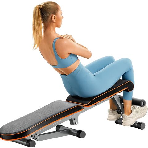 Banco de abdominales ajustable para hacer ejercicio en casa, tabla