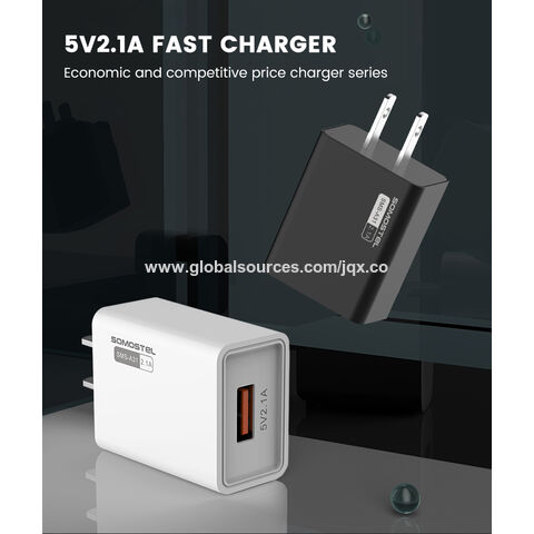 Buy Wholesale China Wholesale 5v 2.1a Usb Travel Adapter 10w Fast Charging  Wall Charger Portable Cell Phone Charger For Xiaomi & Usb Charger at USD  0.9