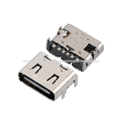 Buy Wholesale China Mup 6 Pin Usb Type C Connector Socket Fo Pcb Board ...