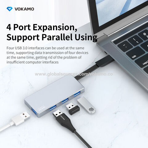 Hub USB C 4 en 1, Estación de Acoplamiento USB 3.0 a 4 Puertos USB 3.0 y 2.0, Adaptador Multi Splitter OTG para MacBook Pro PC Laptop for sale at factory direct price