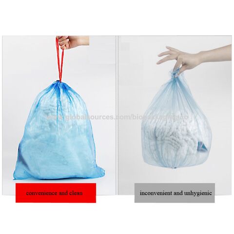 Rouleaux de sacs poubelles verts de 25 litres 100% à base de plantes