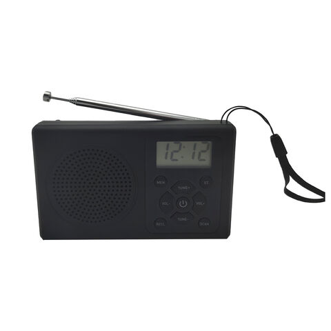 Buy Wholesale China Cheap Battery Powered Am/fm Radio With Clock ...