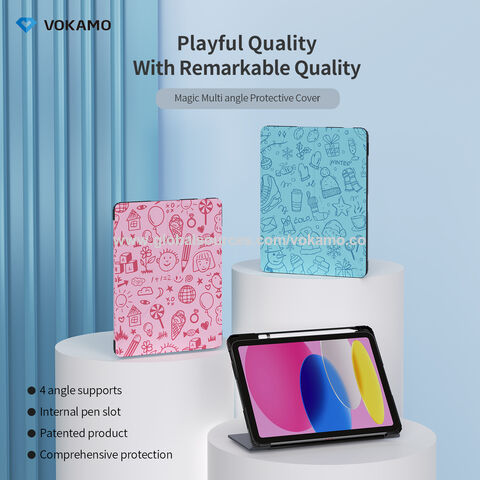 Venta caliente Para el ipad 10,9 2022 Tablet Cubierta de la Caja de LA PU Shell Delgado Tablet Caso Del Soporte, Mtrans Pencil Series, Material de cuero, Smart Cove for sale at factory direct price