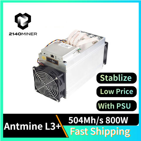 Bitmain Antminer L3+ 504m L3++ 580m S9k 14t S9j 14t S9 14t S9se 16t Used  Asic Miner Btc Bch Miner With Power Supply - Expore China Wholesale Antminer  and Antminer L3+, Antminer