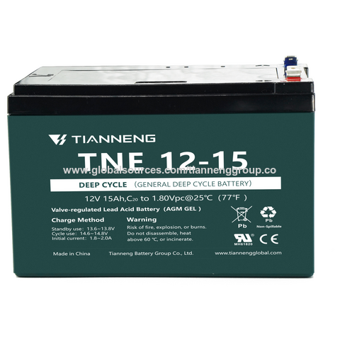 TianNeng 12V45AH Batería de plomo acido