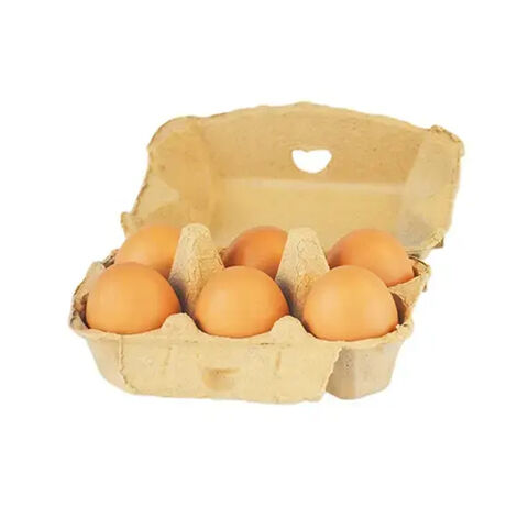 Buy Wholesale China Six Pack Holds Biodegradable Paper Quail Eggs Packing  Tray & Egg Trays at USD 0.43