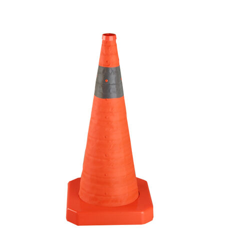 Buy Wholesale China Orange Foldable Retractable Traffic Cone Safety ...