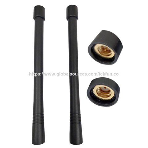 Antena de Borracha WiFi Bluetooth de 2.4GHz, 3dBi, 149mm, Reta, SMA Macho Reverso (RP). Antena WLAN externa à prova d'água IP67, Zigbee for sale at factory direct price