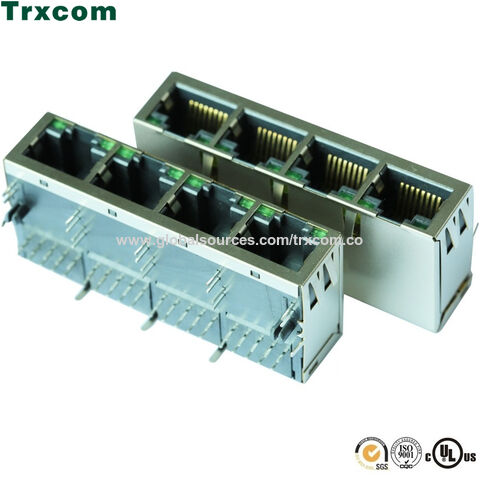 4 Rj45 Socket Buy Wholesale China Free Sample10/100/1000base-t 1*4 Poe Rj45 Connector ...