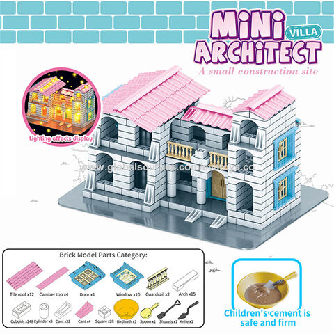 Compre Mini Ladrillos De Cemento Educativos Diy Para Construcción