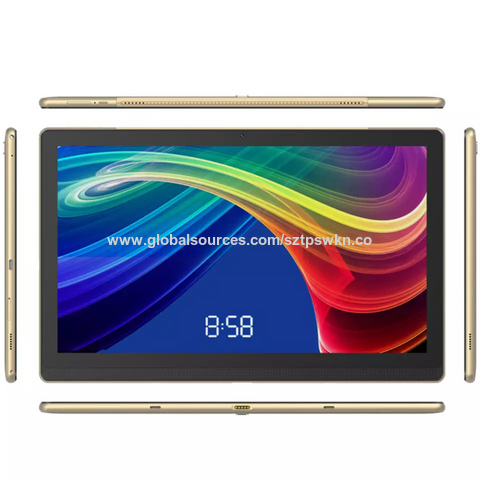 Tablette PC avec grand écran, micrologiciel global, Android 14.1, 8 + 12.0  Go, appels téléphoniques GPS