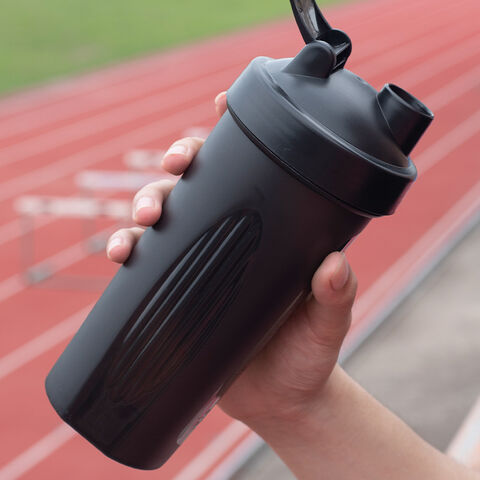 Botellas mezcladoras de plástico con logo personalizado de 600 ml, botella de agua para gimnasio, botellas de proteína, mezcladores de proteína for sale at factory direct price