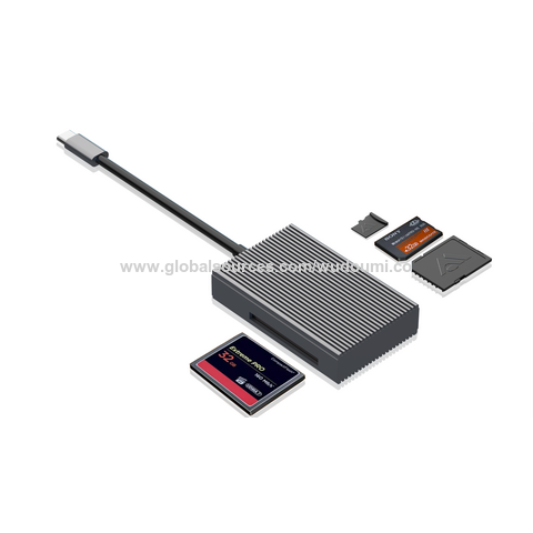 Lecteur de Carte SD Micro SD TF CF MS 4 en 1 Adaptateur