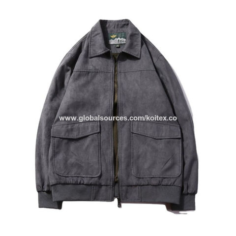 ジャケット・アウター SUEDE WORK JACKET 40 Vintage 80s The Leather Shop Sears Mens 40R Suede Jacket