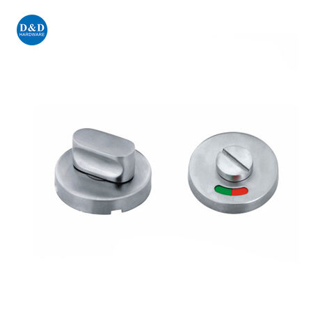 New Product Stainless Steel Bathroom Door Knob Handle Knobset Thumb ...