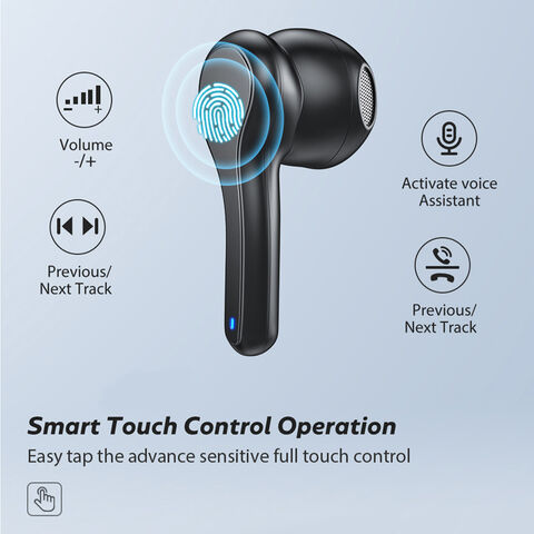 Compre El M s Nuevo Auricular Inal mbrico Con Control T ctil